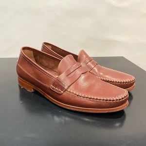 Johnston & Murphy brown loafers. Size 9 USA.